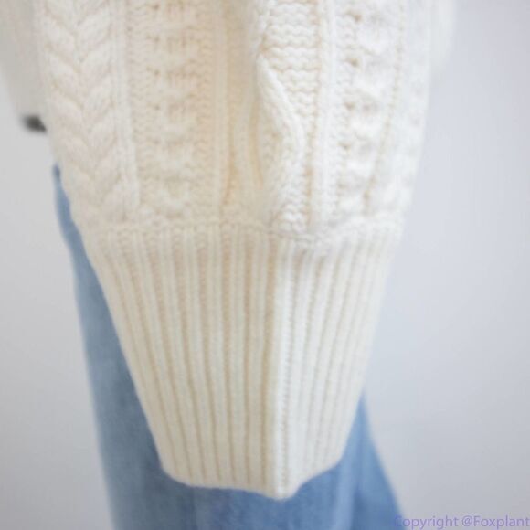 Madewell Hollydene Ruffle-Shoulder Pullover Sweater, women's size XXL - Picture 10 of 16